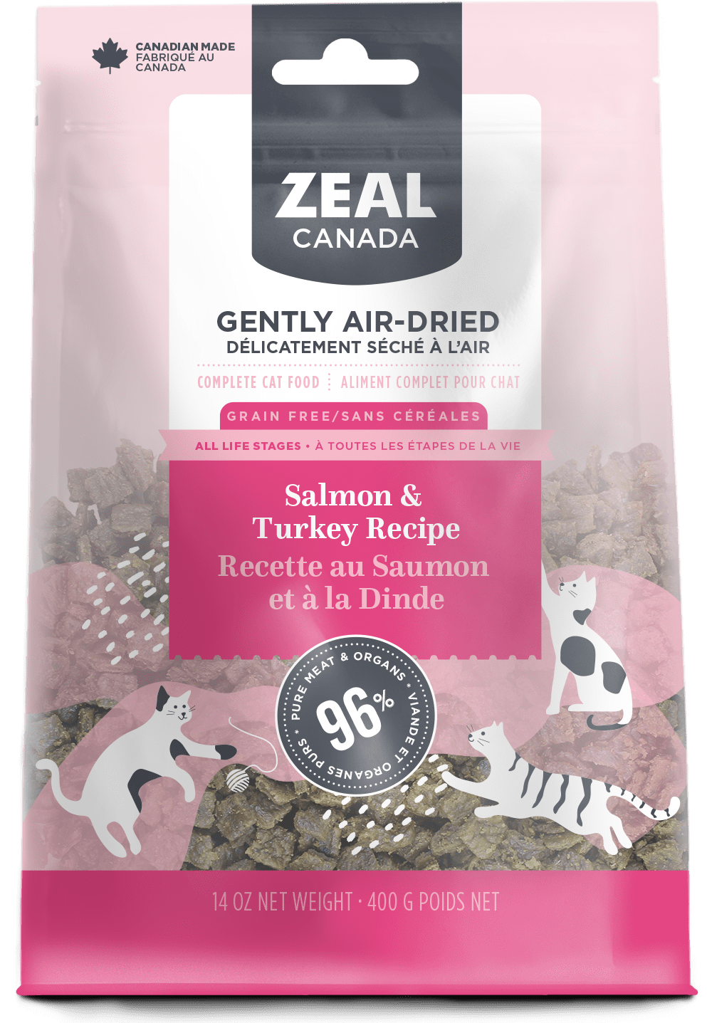 product image for Gently Air-Dried Salmon and Turkey for Cats